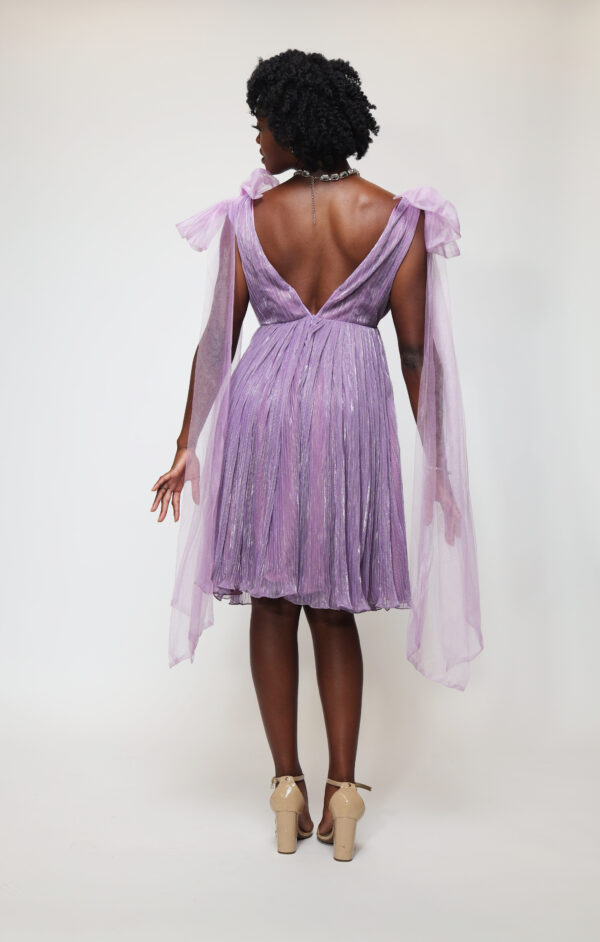 Lavender Halo Mini Dress - Image 4